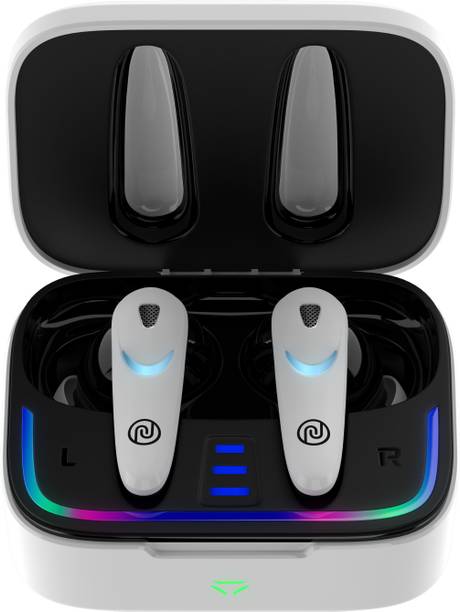 Noise Combat X, Spatial Audio, 60 Hours of Playtime, Low Latency (40ms) & ENC Quad Mic Bluetooth Headset