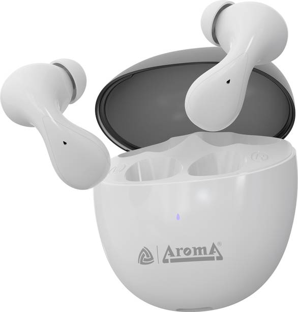 Aroma TWS23 Upto 50Hr Playtime*, Dual Paring, BT V5.3, Fast Charging, Heavy Bass Bluetooth