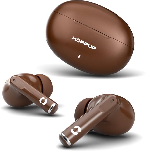 HOPPUP AirDoze S40 Earbuds with 13MM Drivers, 40H Playtime, Rage Mode,ENC & Type-C Bluetooth