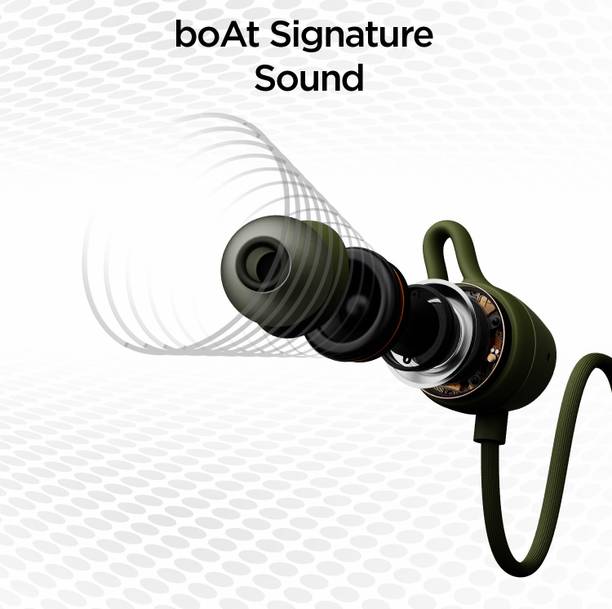boAt Rockerz 109 Bluetooth  (Fern Green, In the Ear)