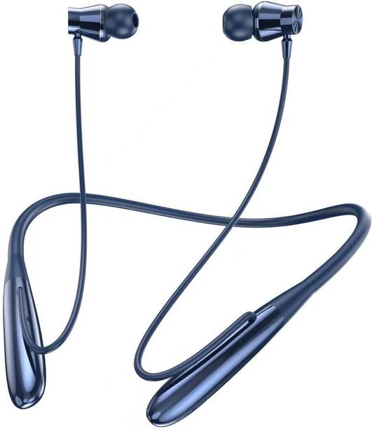 CARRON CH-10 Fox - 48 Hour Playtime Headphone Neckband Earphone (Blue1) Bluetooth