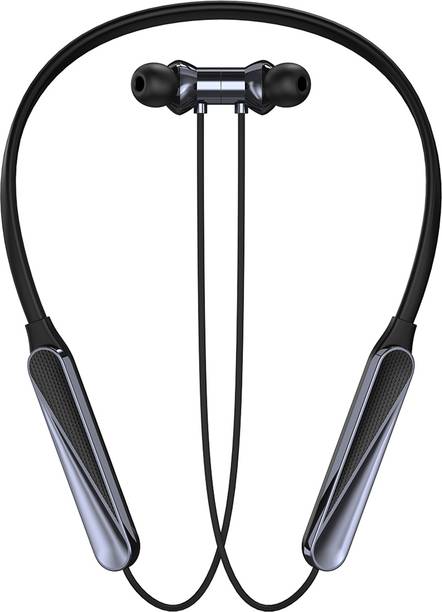 Aurabit Dynamic Bluetooth Neckband Earphones with ENC, Magnetic Earbuds, Deep Bass-5 Bluetooth Gaming