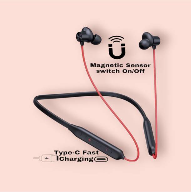 GDS Active Wireless Bass Neckband - Powerful Bass and all-day comfort_ZE Bluetooth & Wired