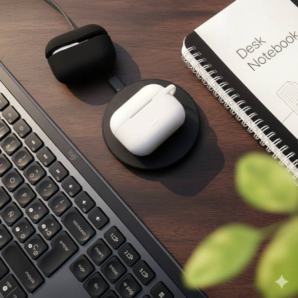 Niklakk Wireless Compact TWS White Bluetooth Earbuds With Cover (BLK-CASE-WHITE_35) Bluetooth