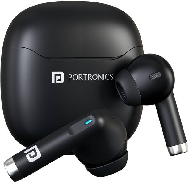 Portronics Twins S18 Pro in Ear TWS Earbuds,30H Playtime, in Built HD Mic, Game/Music Mode Bluetooth