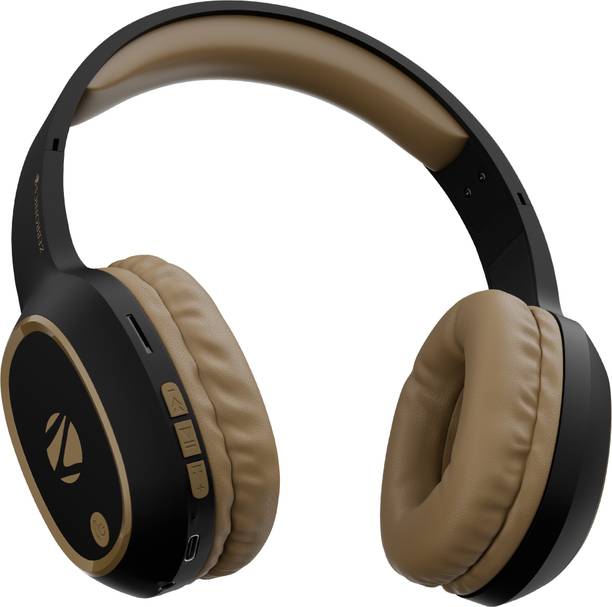 ZEBRONICS Zeb-Thunder, True 60Hr Backup, BT v6.0, Gaming Mode, ENC, AUX, mSD, Dual Pairing Bluetooth