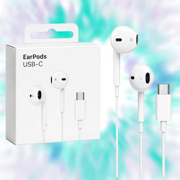 SHRAM Type-C Extra Bass Earphones Compatible with Series 15/16/17 Wired