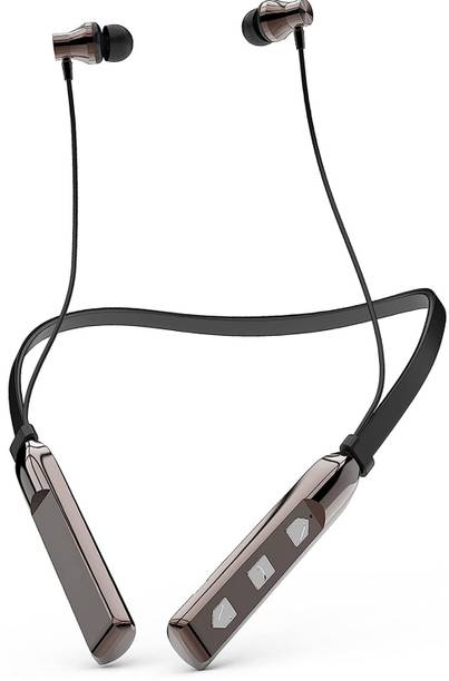 IZWI Magnetic Neckband Bluetooth with Mic for Sports, Gym, Travellers & Music Lovers Bluetooth