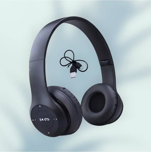house of common Wireless Gaming Headset with Bluetooth, Foldable Frame, and Mic_K3 Bluetooth & Wired