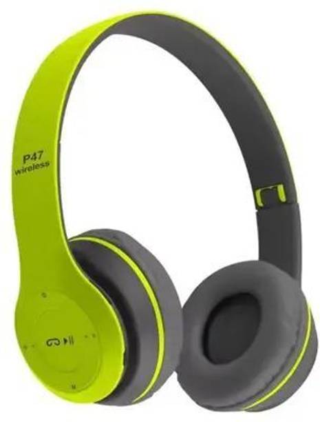 Blalaji Wireless Headphones with Stereo Memory Card Support Bluetooth Bluetooth