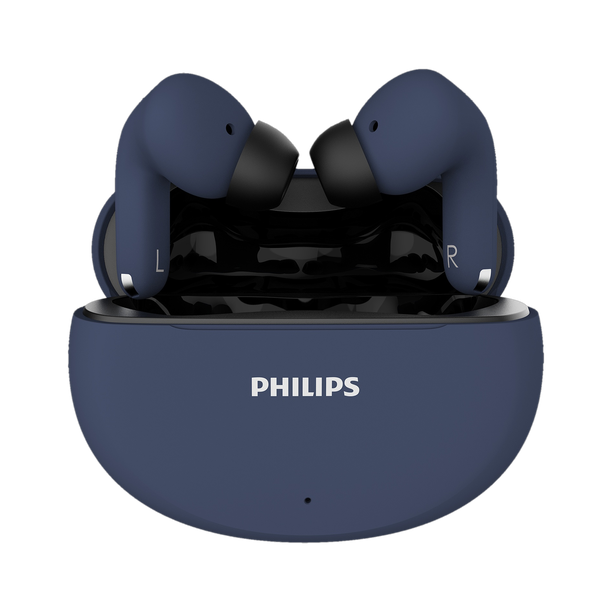 PHILIPS TAT1269 TWS Earbuds, 40H Playtime, BT 5.4, IPX5, Cosmic Blue Bluetooth