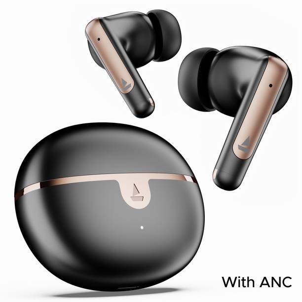 boAt Airdopes 161 ANC Elite w/ ANC, 50 HRS Playback, ASAP Charge & ENx Technology Bluetooth