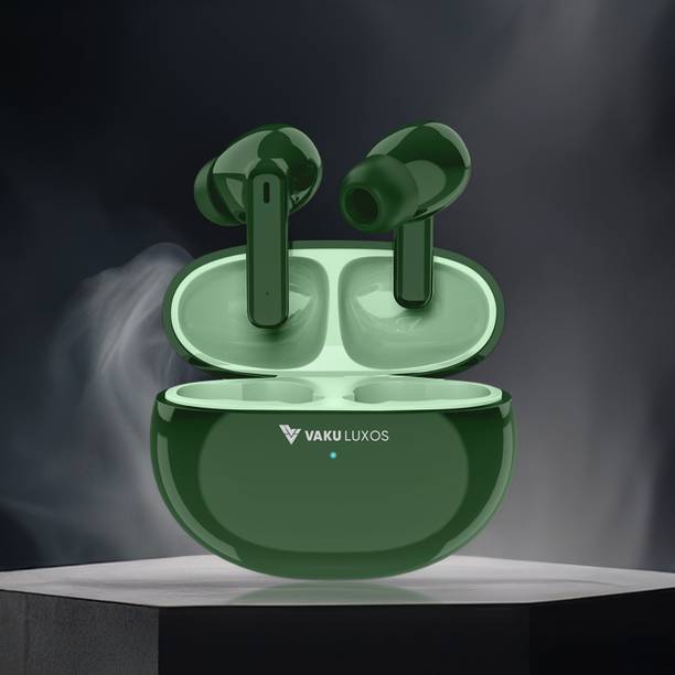 Vaku Luxos ROYAL TWS Bluetooth 5.4 Earbuds 50H Playtime Deep Bass Touch Controls Bluetooth