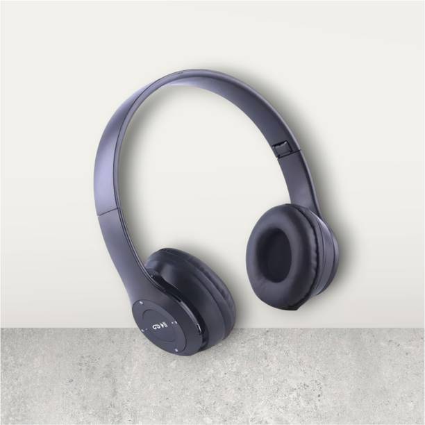 house of common Comfortable Wireless Headphones with Mic for All-Day Listening._EU Bluetooth & Wired