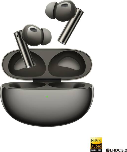 realme Buds Air 6 Pro with 50dB ANC, 360 Spatial Audio and upto 40 hours Playback Bluetooth Headset