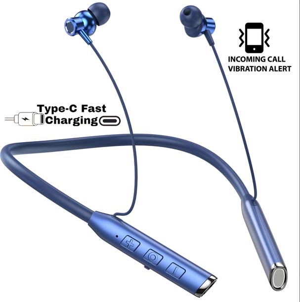 MGTSS 48 Hours Playtime,Vibration Alert Bluetooth Neckband Wireless G25 Bluetooth