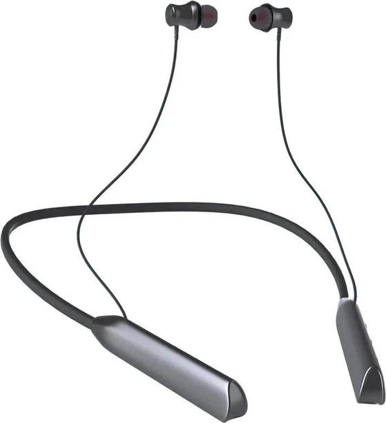 Unix Ignite 64 Hours Playing Time Fast Charging Bluetooth Neckband Earphone Bluetooth