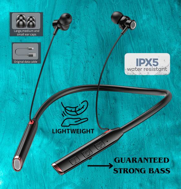 GEMFLY Vibration Alert, 48 Hours Playtime, ENC, HD Sound Quality & Stereo Bass U35 Bluetooth