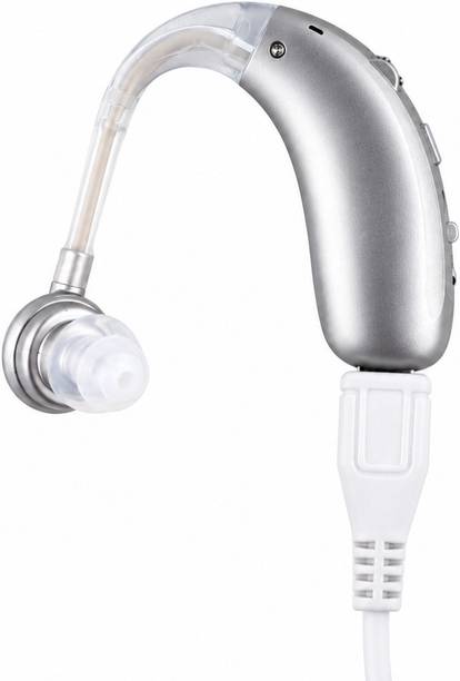 Dishan Rechargeable Digital Hearing Aid, Bluetooth Connectivity, Adjustable Volume Control, Behind The Ear (BTE) Hearing Aid