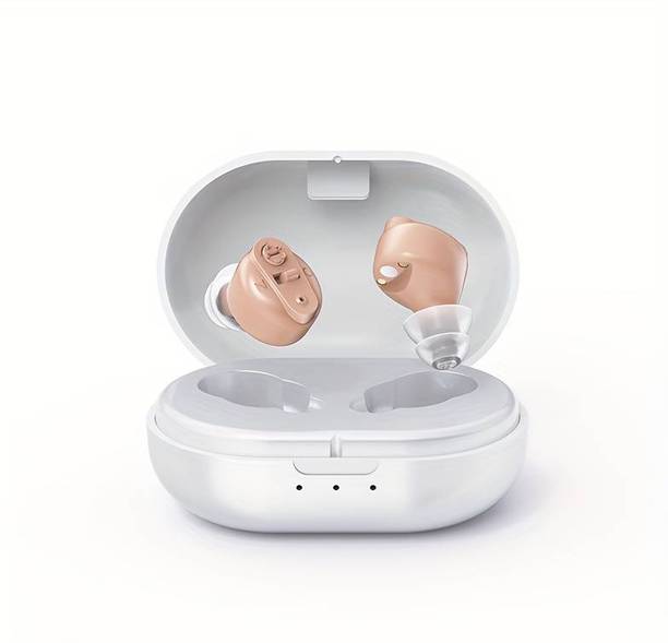 Aika AG-7901 AI Technology Based Wireless Digital Rechargeable Hearing Aid Machine with Clear Sound and Volume Adjustment In The Ear Hearing Aid
