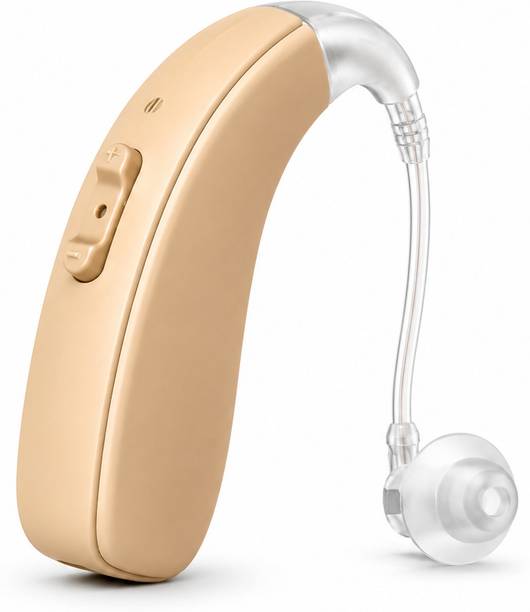 Forsound Aura M501 OTC Rechargeable Digital Hearing Aid for Adults & Seniors, 32-Channel Slim BTE with Dual Microphone, 20-Hour Battery, Voice Guidance and Behind The Ear Hearing Aid