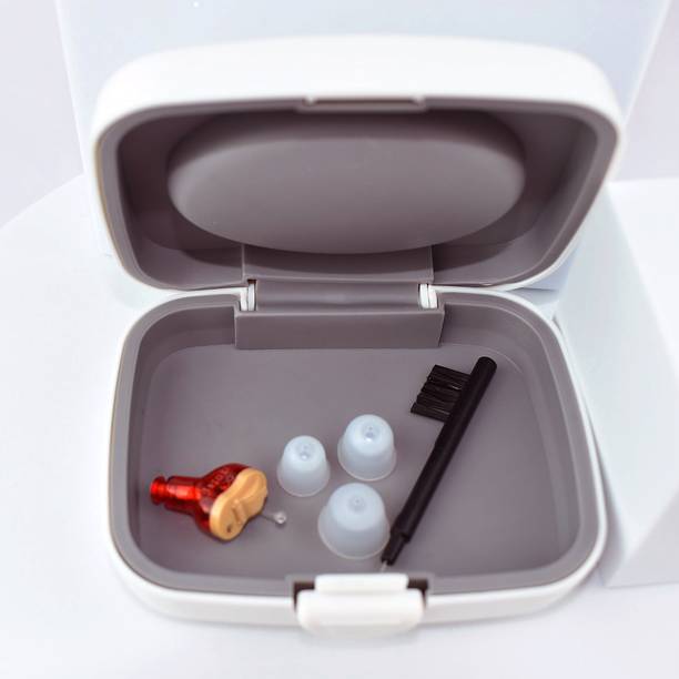Dishan Instant CIC 9 Red Mild to Moderate Adjustable Instrument Type Very Small Ear Device Completely in the cannel Hearing Aid