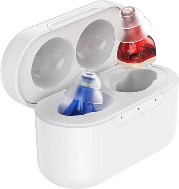 Fastwell Fastwell F-41 Digital Rechargeable Invisible Hearing Aids Machine Completly In the Canal Hearing Aid, Pair For Both Ear cic Hearing Aid