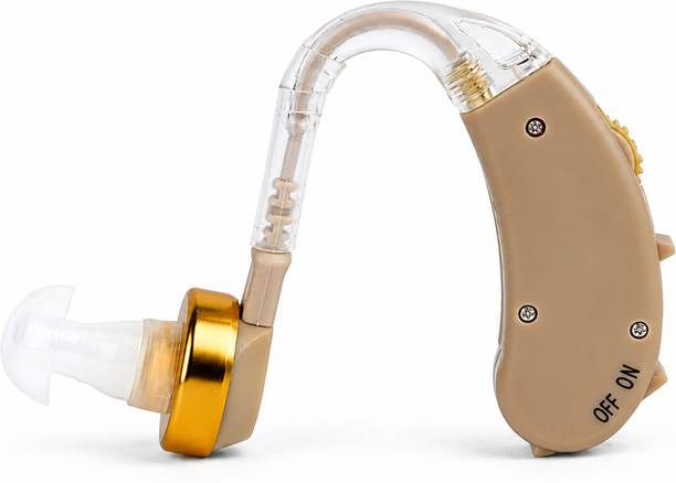 Dishan Sound Enhancer V-168 with N-H Switch System & 4 Volume Modes | for Senior Citizens & Adults | Adjustable Volume | Behind The Ear (BTE) Hearing Aid