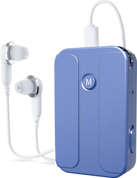 Fastwell F85D Rechargeable Pocket Hearing Aid For Severe & Profound Hearing Loss, Pocket Ear Machine In The Ear Wired Hearing Aid for Both Ear POCKET Hearing Aid