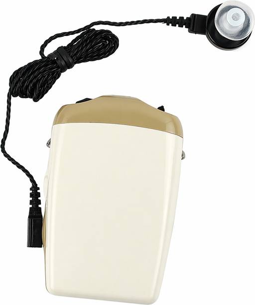 VURIV Old Age Hearing Enhancer with Telecoil UN-178 Single Ear for Severe to Profound Hearing Loss Pocket Model Hearing Aid