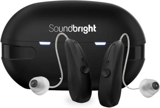 Hearstore.in Soundbright Discovery 16 Channel Rechargeable Bluetooth Hearing Aids WIth 3 Noise Cancelling Program And App Control Hearing Aid