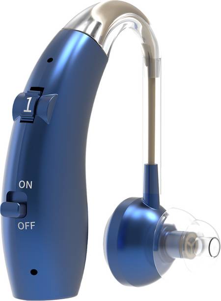 Fastwell F25 Rechargeable Digital BTE Hearing Aid Machine Type-C Charging For Severe to Profound Hearing Loss | Small Size | Ideal for Old Age bte Hearing Aid