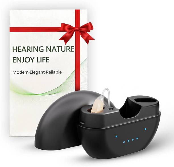 Hearstore.in Soundbright Ultra 100 - Rechargeable BTE Hearing Aid Machine For Old Age With Multiple Mode And Auto Noise Cancellation (Left Ear) Hearing Aid