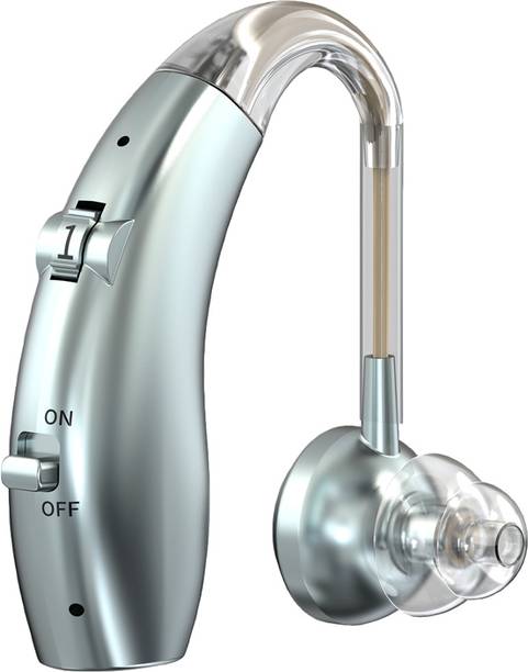 Fastwell F25 Rechargeable Digital BTE Hearing Aid Machine Type-C Charging For Severe to Profound Hearing Loss | Small Size | Ideal for Old Age bte Hearing Aid