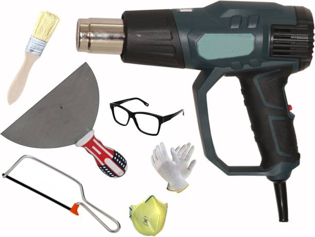Digital Craft Heat Gun 2200W Combo – Includes Scraper & Hack Saw for Cutting & Stripping 2200 W Heat Gun