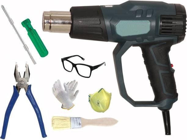 Digital Craft Heavy-Duty 3-in-1 Tool Kit – 2200W Heat Gun, 8″ Plier & 6″ 2-in-1 Screwdriver 2200 W Heat Gun