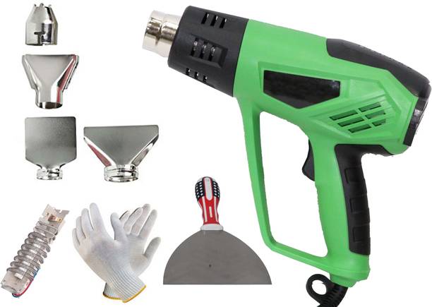Digital Craft Heat Guns Stepless Adjustment Airflow Speed Variable Temperature Electric Power Hot AIR Heater Industrial Heat Guns Kit, 2000W 2000 W Heat Gun