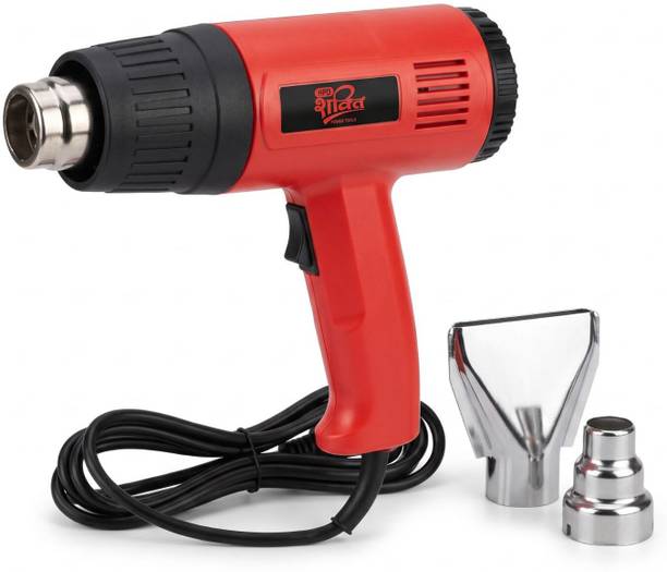 HPD Shakti 2000W Heat Gun with 350°C/600°C Modes, 2 Nozzles, Overheat Protection 2000 W Heat Gun