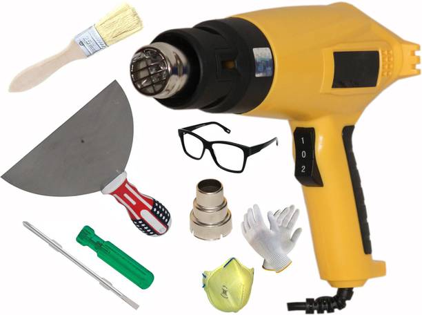 Digital Craft Hot Air Gun 2000W,Scraper ,6Inch 2 In 1 Screw Driver, 2000 W Heat Gun
