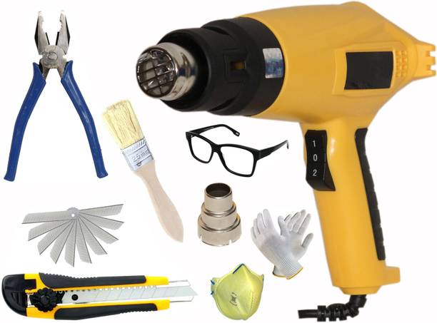 Digital Craft Hot Air Gun 2000W,Cutter,8"Inch Combination Plier 2000 W Heat Gun
