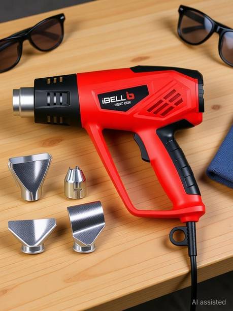 iBELL IBL HG20-98C Variable Temperature Hot Air Tool, 250L/min & 550L/min Air Flow, 2000 W Heat Gun