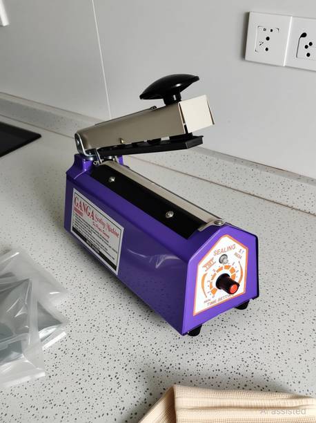 GANGA Poly Sealing Machine 8 inch Poly Sealing Machine, Pouch, Pepsi, Plastic Bag Packing Hand Held Heat Sealer