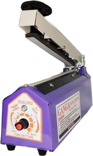 GANGA Poly Sealing Machine 8 inch Poly Sealing Machine, Pouch, Pepsi, Plastic Bag Packing Hand Held Heat Sealer