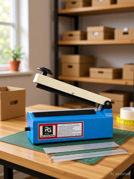 Rigel 8 Inch Sealing Machine For Pouch Packing, Plastic Bag Packing and Food Packets Hand Held Heat Sealer
