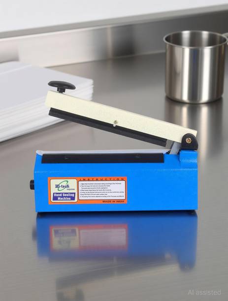 Hi Tech Impulse 8 Inch Poly Sealing Machine For Pouch, Pepsi, Food Packet & Plastic Bag Packing Hand Held Heat Sealer