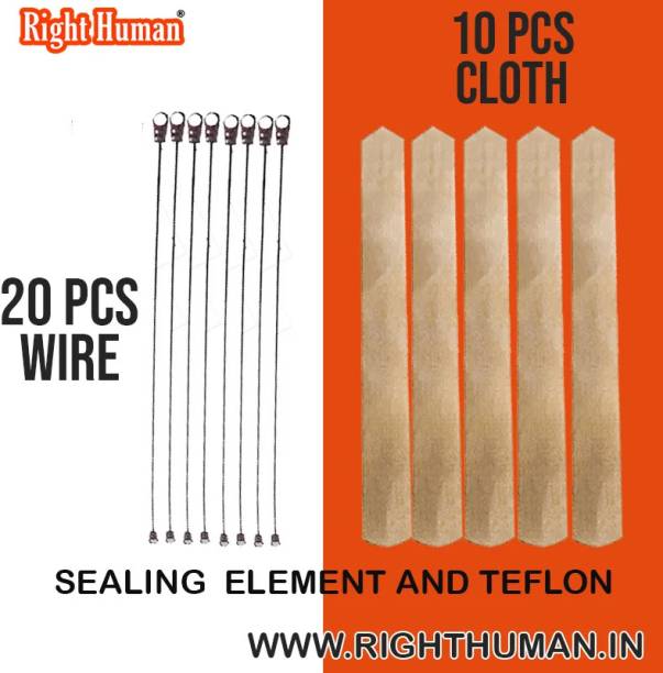 righthuman 8" Heat Sealing Elements with Teflon Cloth For Pepsi Cutting And Sealing Hand Held Heat Sealer