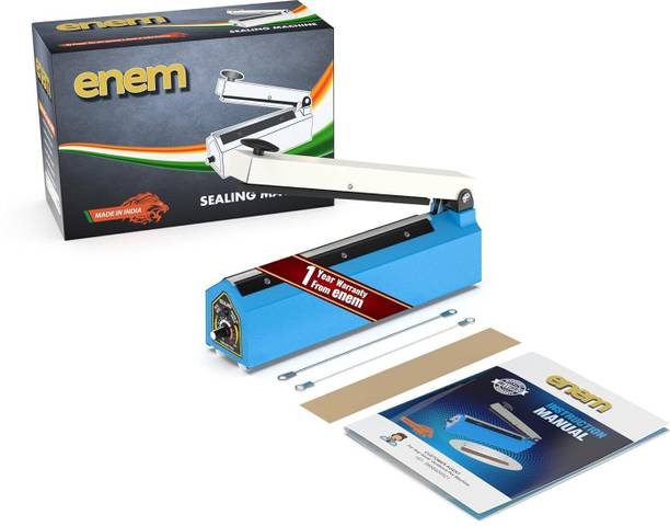 Enem Sealing Machine 10 Inch, Plastic Packing, Pepsi Pouch Sealer Machine | Hand Held Heat Sealer