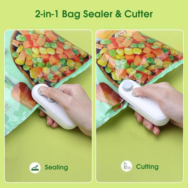 Coozico Portable Handheld Vacuum Sealer for Food, Snacks, Chips, Fresh Storage Hand Held Heat Sealer
