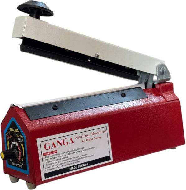 GANGA Packing Machine 8 Inches Poly Bag Sealing Machine Table Top Heat Sealer