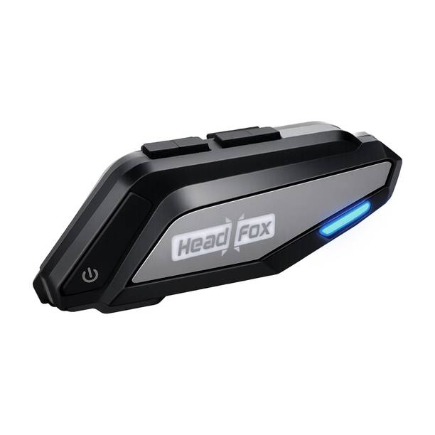 HEADFOX F20 Helmet bluetooth device with Integrated Speakers, Hands Free Calling, Voice Assist, ANC